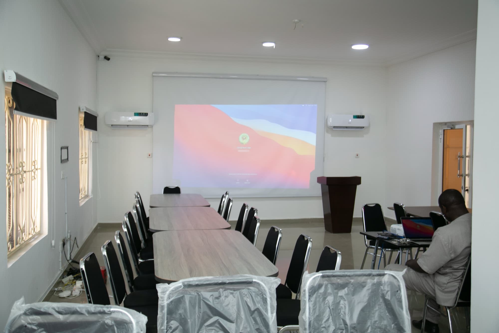 Meeting room - projector view