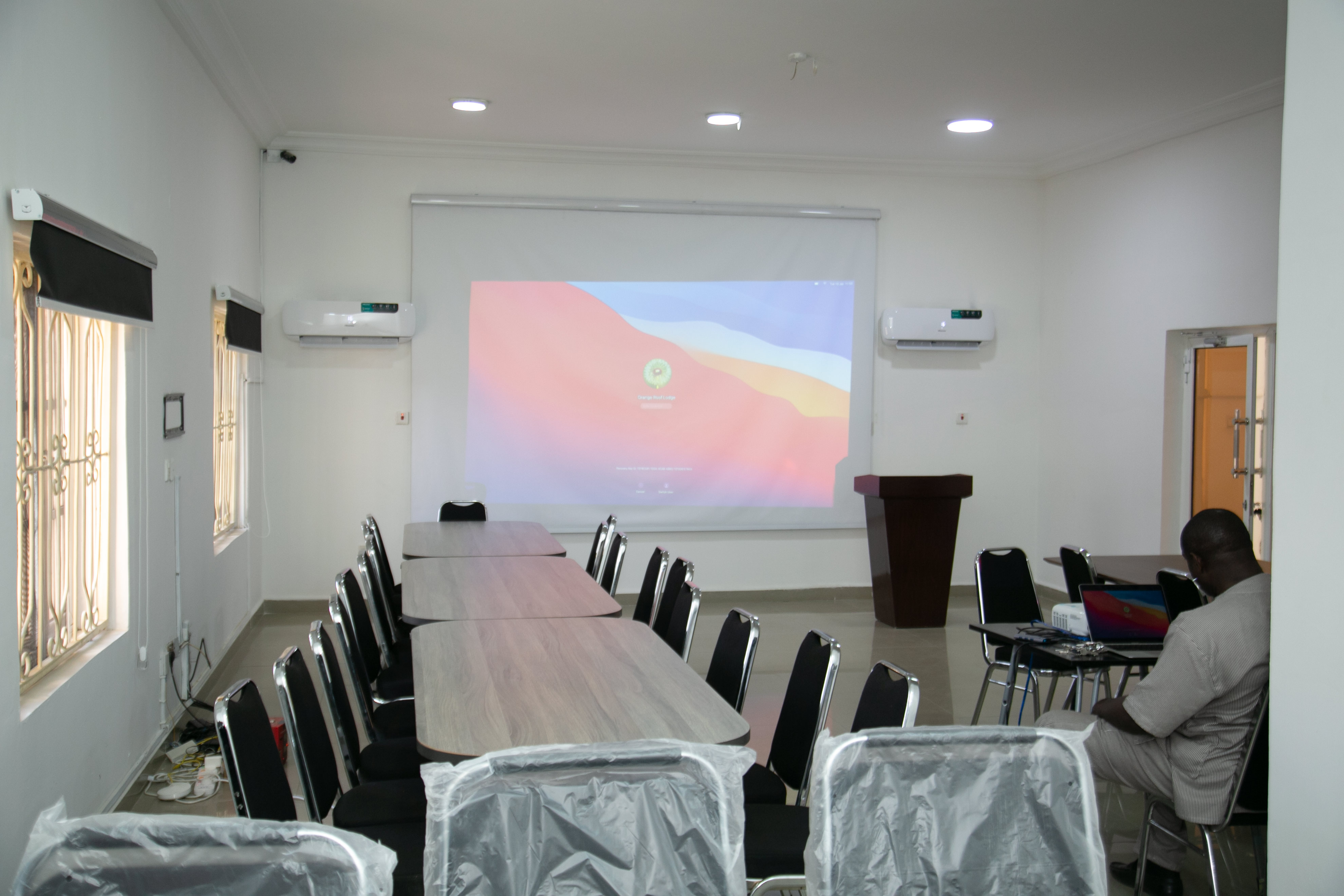 Meeting room - projector view